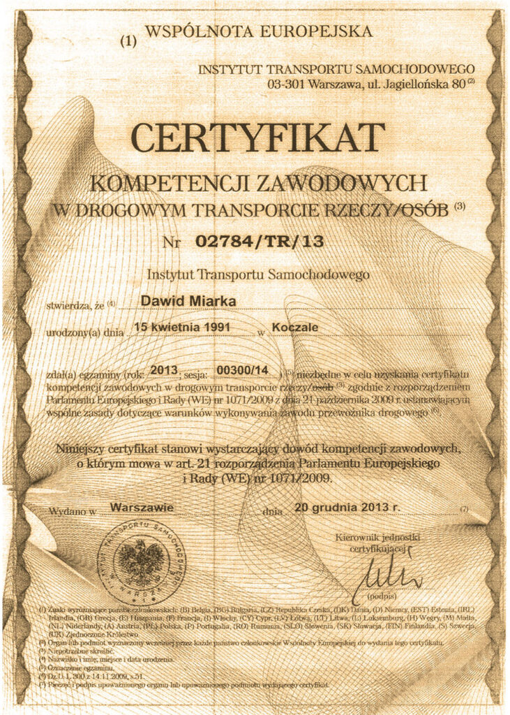 certyfikat-Instytut-Transportu-Samochodowego